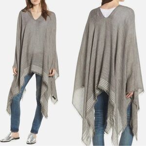 Rag & Bone Linen Blend Poncho